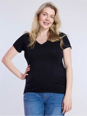 SET OF 3 MOTHERHOOD MATERNITY V Neck T Shirts